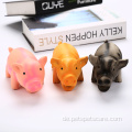 Gummi -Hund Spielzeug quietschende Kauenspielzeugschweinchenform